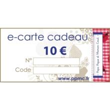 Carte cadeau envoyée par mail de 10€  