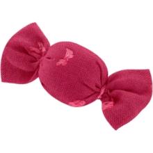 Petite barrette mini bonbon plumetis rose fuchsia