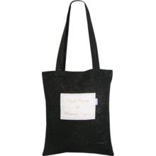 Sac tote bag noir pailleté