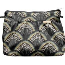 Pochette plissée forêt de plumes