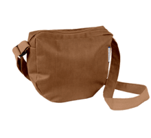 Base sac petite besace suédine fauve