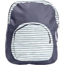 Petit sac à dos  rayé bleu blanc