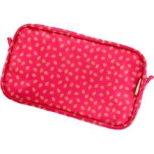 Pochette banane feuillage or rose