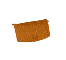 Rabat sac compagnon paille dorée caramel