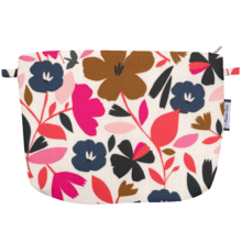 Pochette tissu champ floral