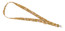 Porte-clés collier gypso ocre