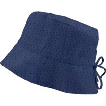 Chapeau de soleil enfant broderie anglaise marine