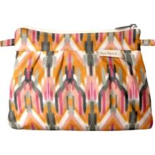 Mini pochette plissée ikat ocre