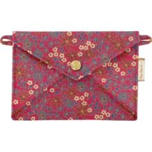 Petite pochette enveloppe badiane framboise