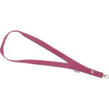 Porte-clés collier etoile or fuchsia