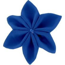 Barrette fleur étoile 4 bleu navy