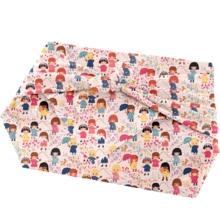 Furoshiki moyen 48 x 48 cm petites filles pop