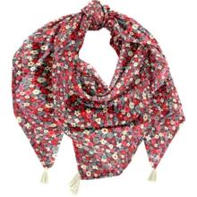 Foulard pompon tapis rouge