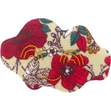 Barrette nuage coquelicot