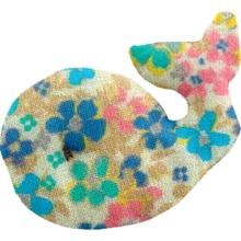 Barrette Baleine pâquerette vintage