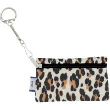 Pochette porte-clés leopard