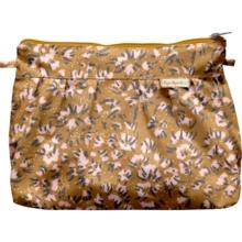 Pochette plissée gypso ocre