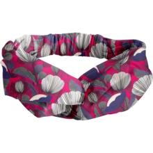 Bandeau croisé pavot  fuchsia