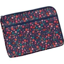 Pochette ordinateur 13 pouces huppette fleurie