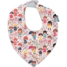 Bavoir bandana petites filles pop