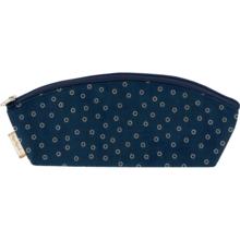 Trousse scolaire bulle bronze marine