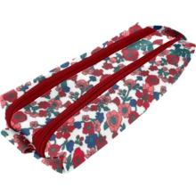 Trousse double compartiment prairie fleurie