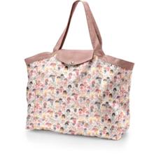 Grand sac cabas en tissu petites filles pop