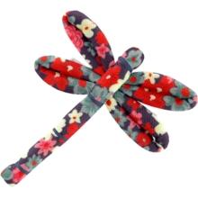 Barrette libellule tapis rouge