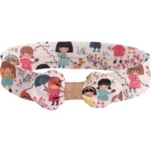 Bandeau jersey bébé noeud petites filles pop