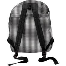 Sac à dos pliable vichy noir