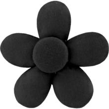 Petite barrette mini-fleur noir