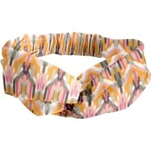 Bandeau croisé ikat ocre