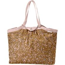 Sac cabas taille moyenne plissé gypso ocre