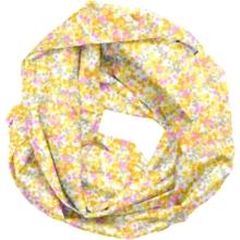 Snood tissu adulte mimosa jaune rose