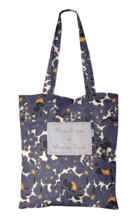 Sac tote bag pensées marines