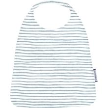 Serviette enfant élastique rayé bleu blanc