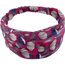 Bandeau fichu Enfant pavot  fuchsia