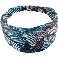 Bandeau fichu Enfant feuillage marine