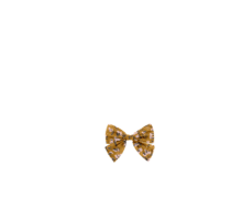 Barrette noeud papillon gypso ocre