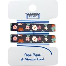  Barrette croco moyenne tapis rouge cr079