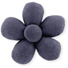 Petite barrette mini-fleur jean fin