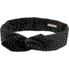 Bandeau vintage  paille dorée noir