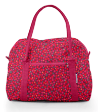 Sac bowling pompons cerise