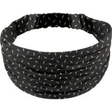 Bandeau fichu Enfant  paille dorée noir