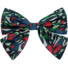 Barrette noeud papillon  tulipes