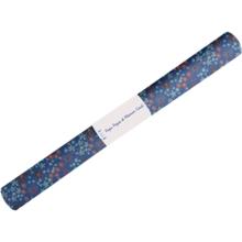 Coupon tissu enduit de 35cm  ex2245 badiane bleue