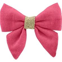 Barrette Mini Noeud Papillon fuchsia