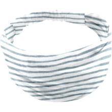 Bandeau fichu Bébé rayé bleu blanc