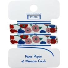  Barrette croco moyenne cr075 prairie fleurie