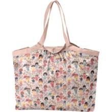 Sac cabas taille moyenne plissé petites filles pop